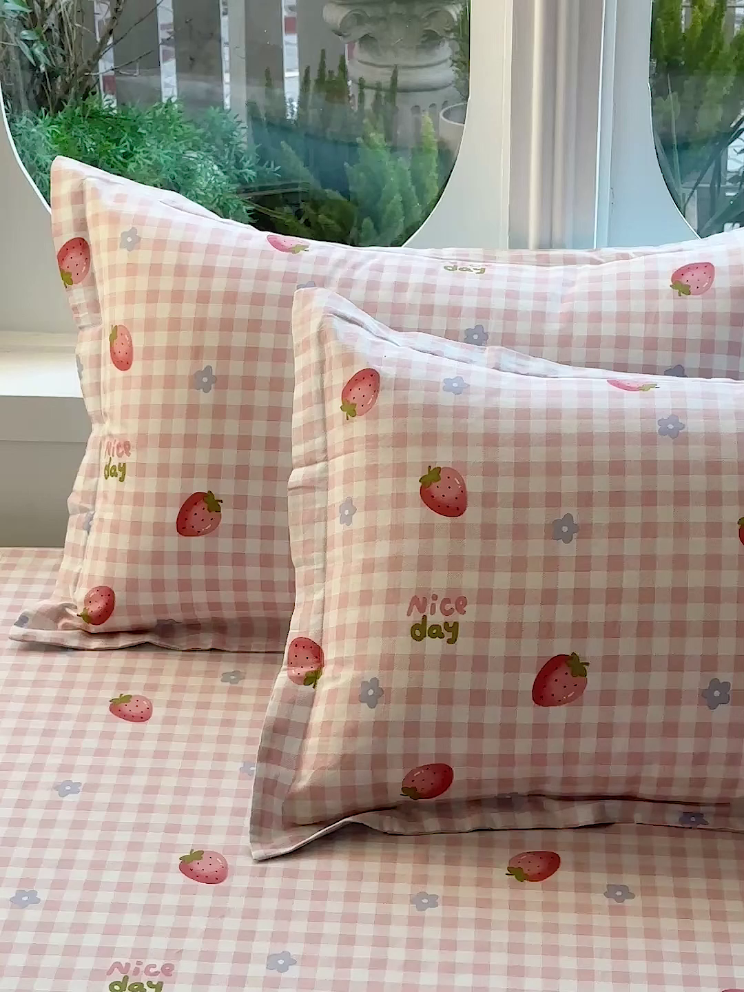 91家纺网 家纺一手货源 找家纺 （总）恩泽家纺 2026春夏新款全棉纯棉12868印花四件套及单品系列-单枕套枕套单件