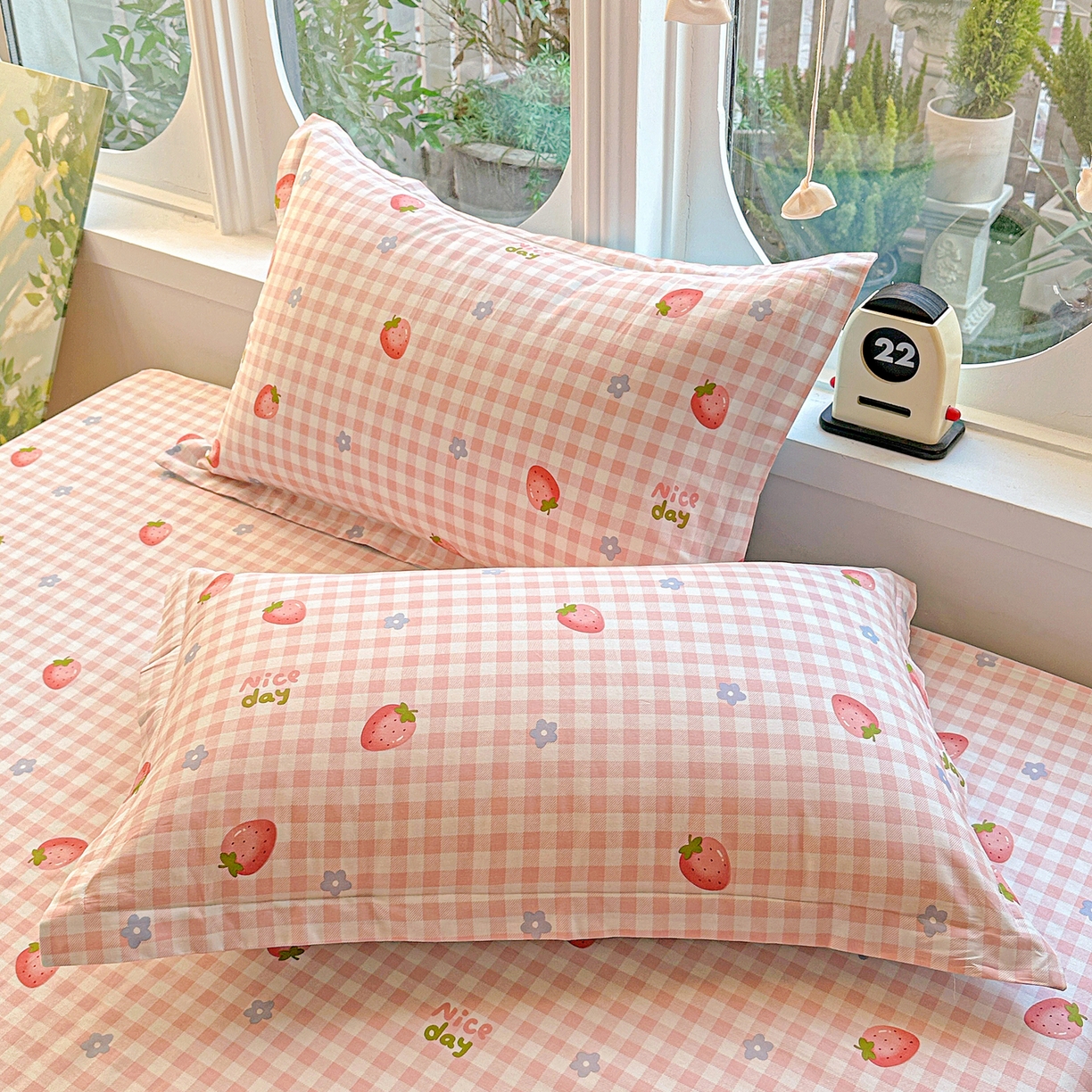 91家纺网 家纺一手货源 找家纺 （总）2024新款ins风全棉印花单品被套