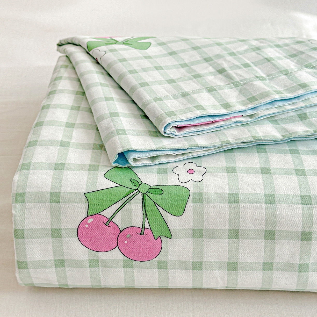 91家纺网 家纺一手货源 找家纺 恩泽家纺 2026春夏新款全棉纯棉12868印花四件套及单品系列-单床单床单单件 晚樱