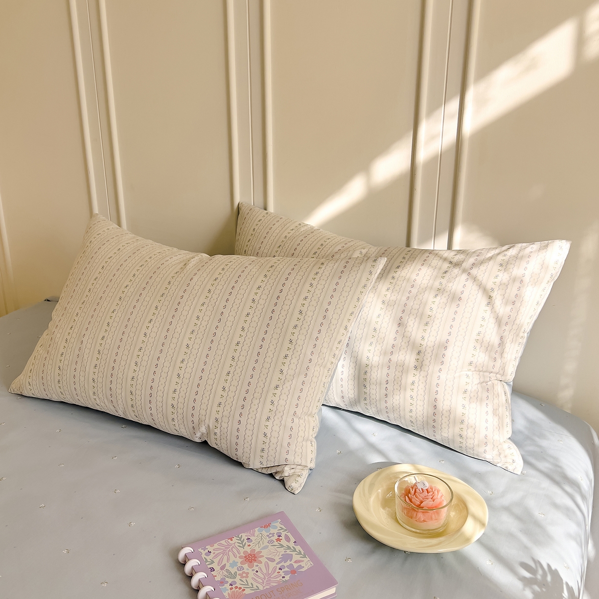 91家纺网 家纺一手货源 找家纺 DoDo 兜兜 2026新款40支全棉纯棉小碎花四件套（可定做尺寸） 沐雅之风