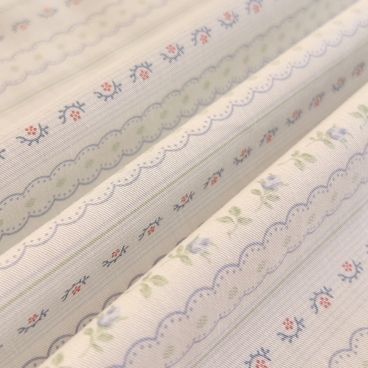 91家纺网 家纺一手货源 找家纺 DoDo 兜兜 2026新款40支全棉纯棉小碎花四件套（可定做尺寸） 沐雅之风