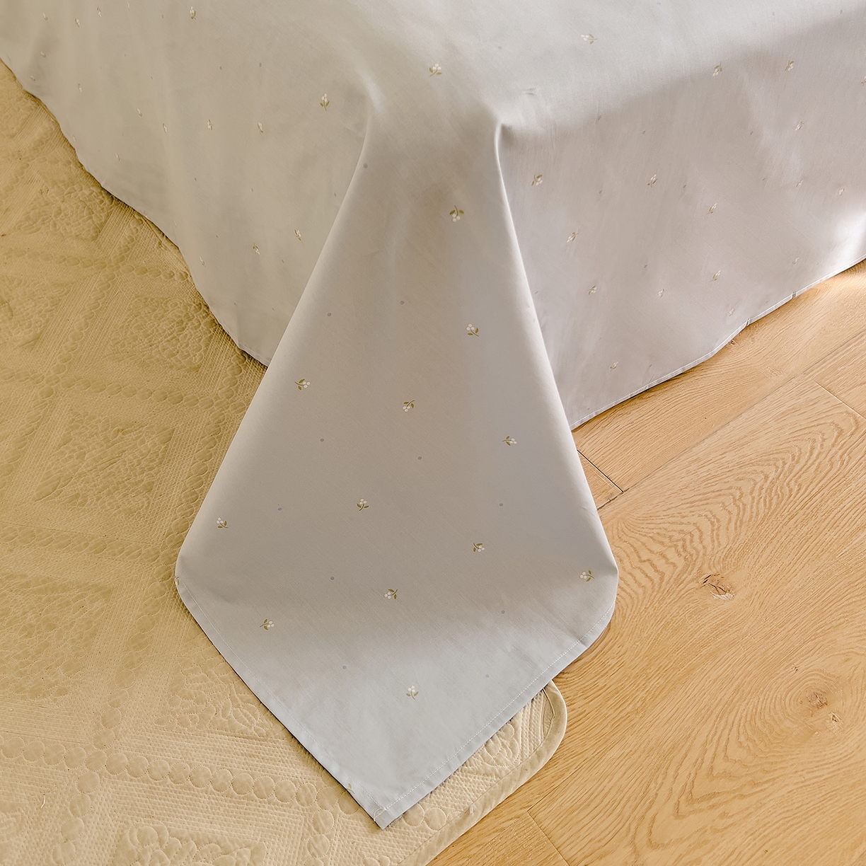 91家纺网 家纺一手货源 找家纺 DoDo 兜兜 2026新款40支全棉纯棉小碎花四件套（可定做尺寸） 沐雅之风