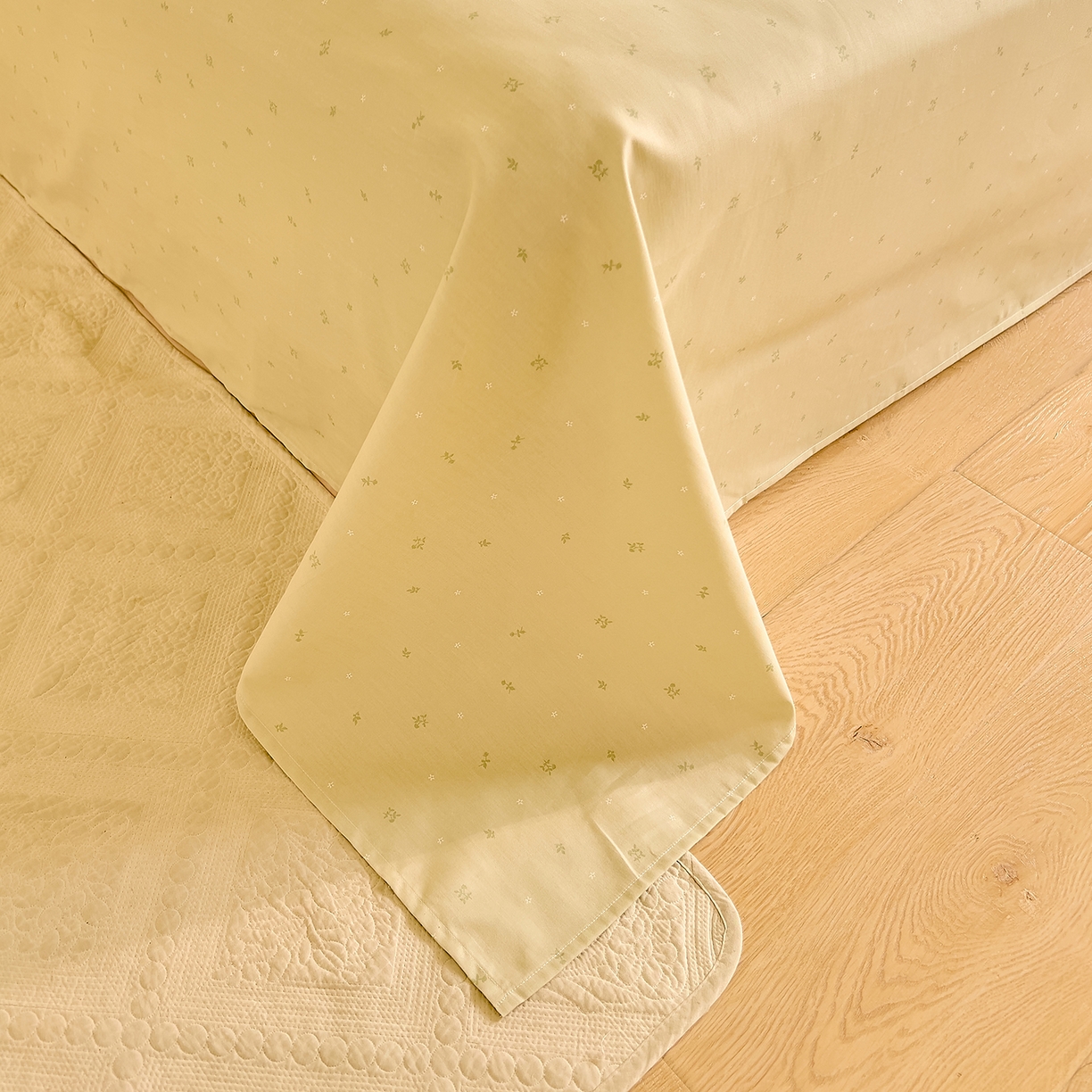 91家纺网 家纺一手货源 找家纺 DoDo 兜兜 2026新款40支全棉纯棉小碎花四件套（可定做尺寸） 春之序曲