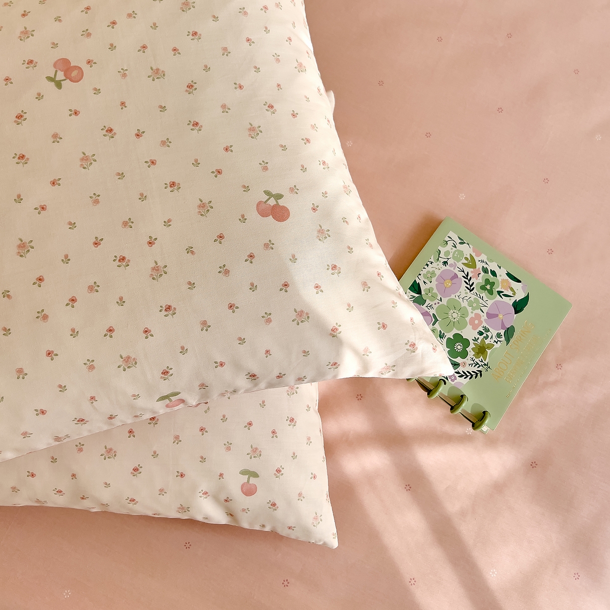 91家纺网 家纺一手货源 找家纺 DoDo 兜兜 2026新款40支全棉纯棉小碎花四件套（可定做尺寸） 樱之恋