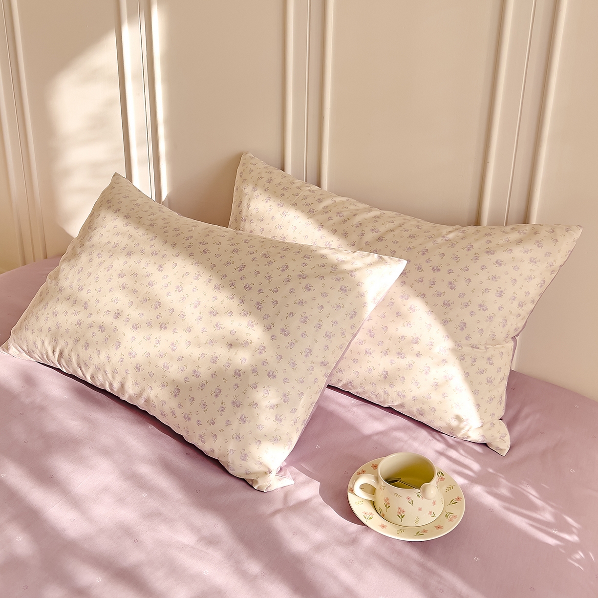 91家纺网 家纺一手货源 找家纺 DoDo 兜兜 2026新款40支全棉纯棉小碎花四件套（可定做尺寸） 山野花集