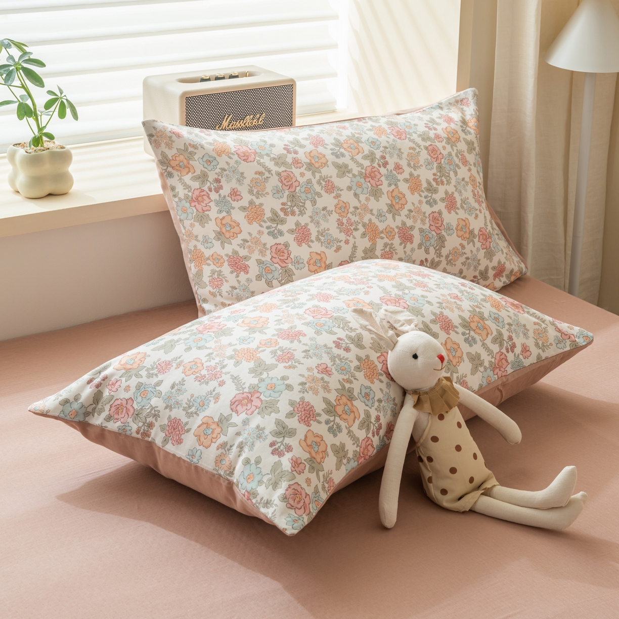 91家纺网 家纺一手货源 找家纺 （总）雯雨家纺 2026新款全棉有氧双层纱床单