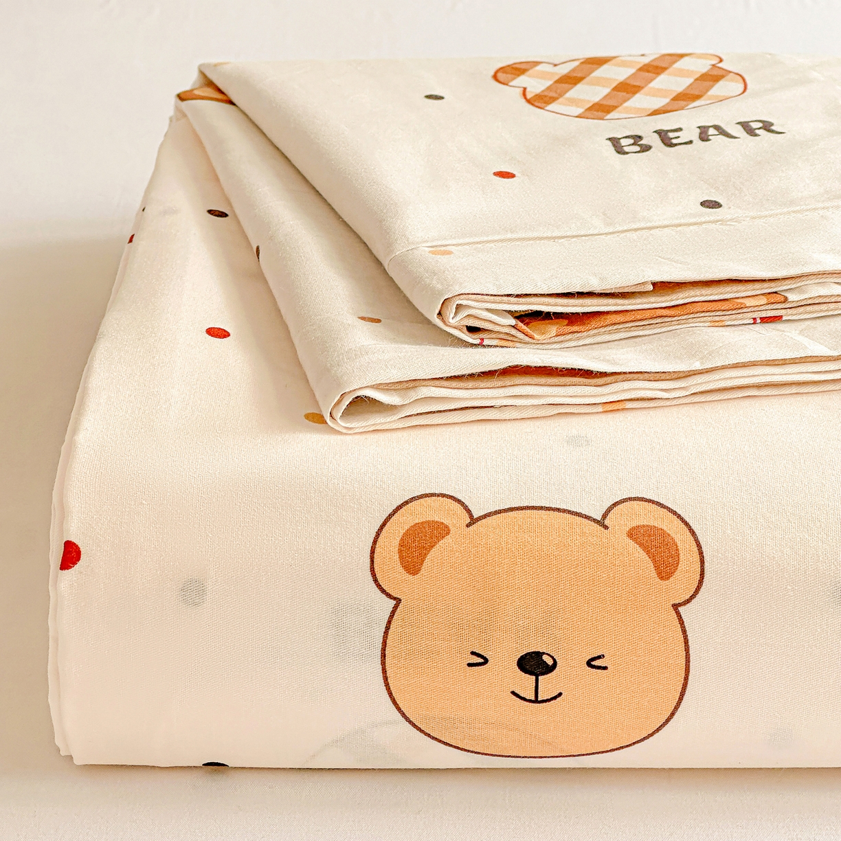 91家纺网 家纺一手货源 找家纺 恩泽家纺 2026春夏新款全棉纯棉12868印花四件套及单品系列-单床单床单单件 小精灵