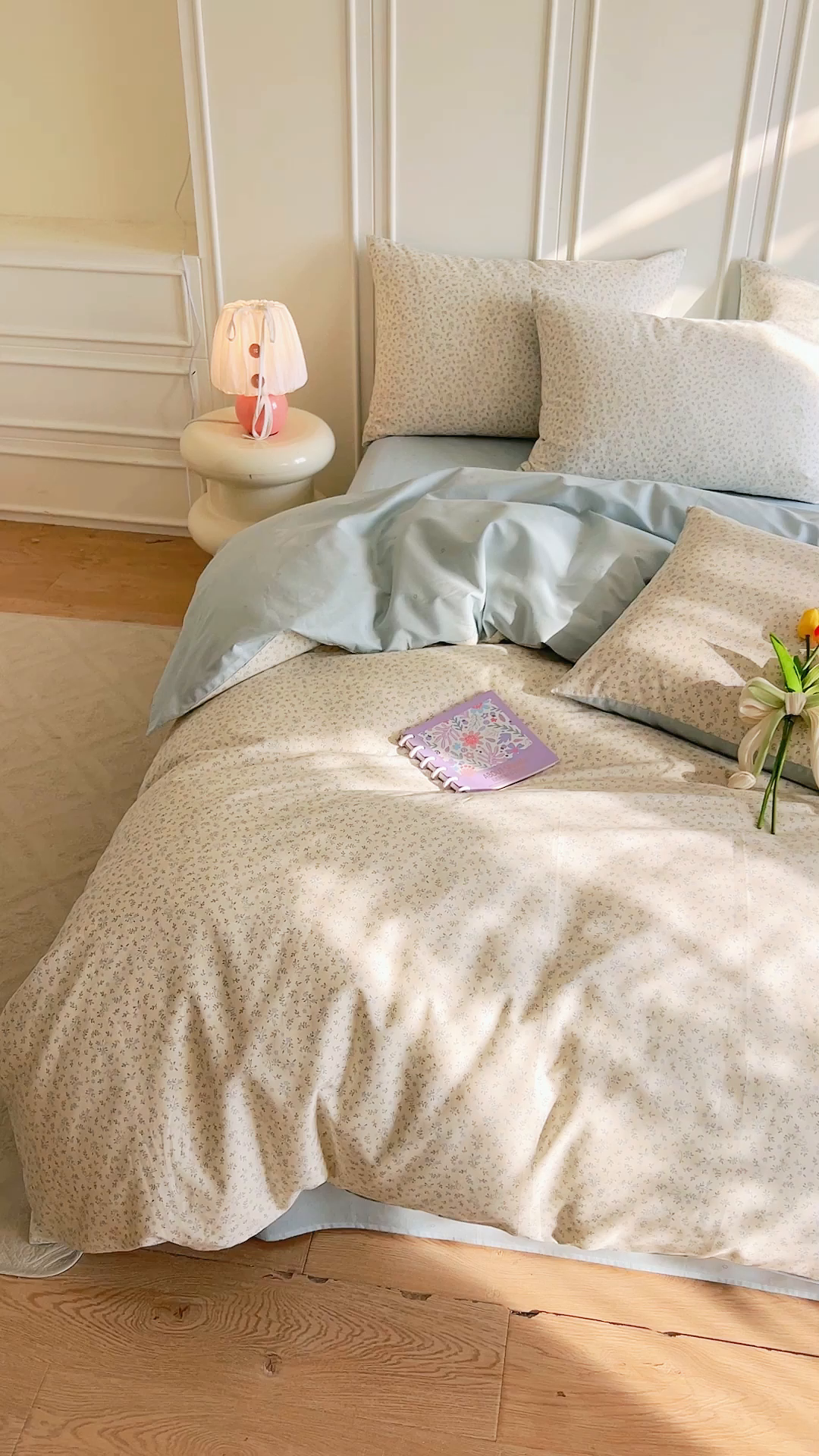 91家纺网 家纺一手货源 找家纺 DoDo 兜兜 2026新款40支全棉纯棉小碎花四件套（可定做尺寸） 楼兰阁