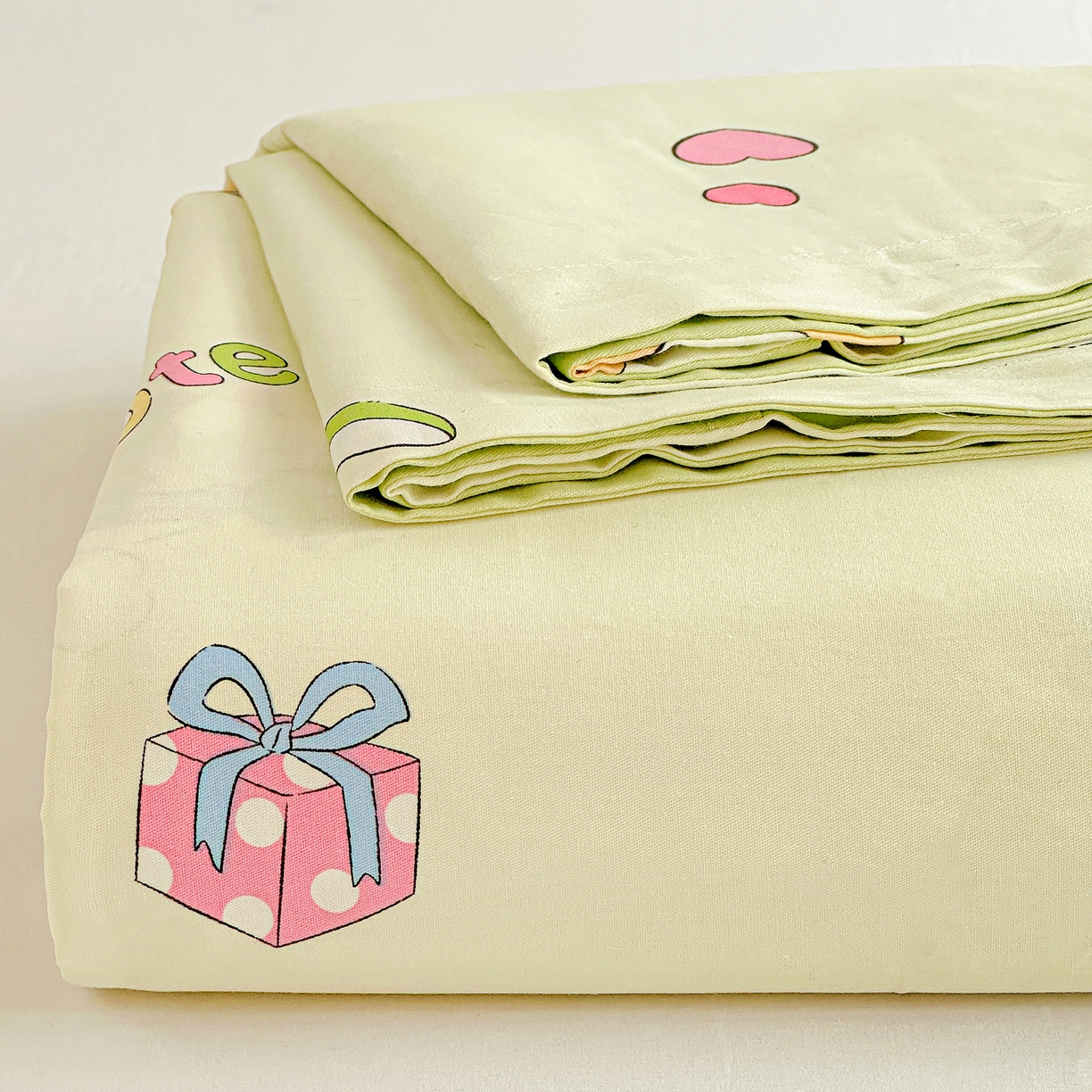 91家纺网 家纺一手货源 找家纺 恩泽家纺 2026春夏新款全棉纯棉12868印花四件套及单品系列-单床单床单单件 小淘气