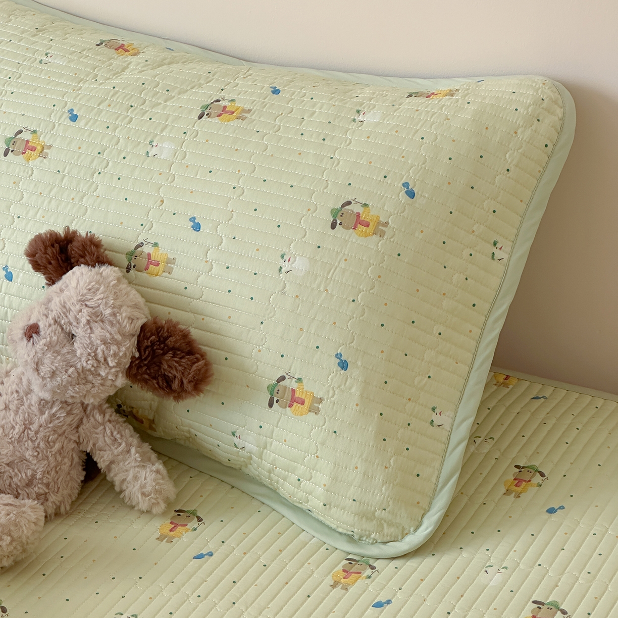 91家纺网 家纺一手货源 找家纺 漫时光 2026新款全棉新疆棉花夹层枕套单品 小汪