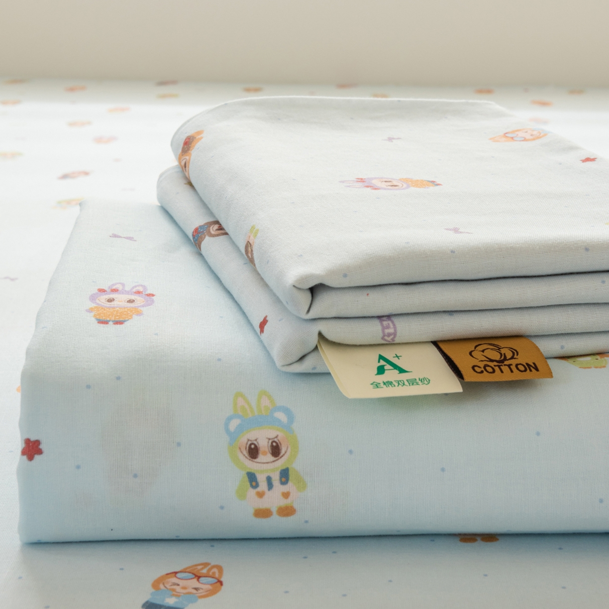 91家纺网 家纺一手货源 找家纺 （总）雯雨家纺 2026新款全棉有氧双层纱床单