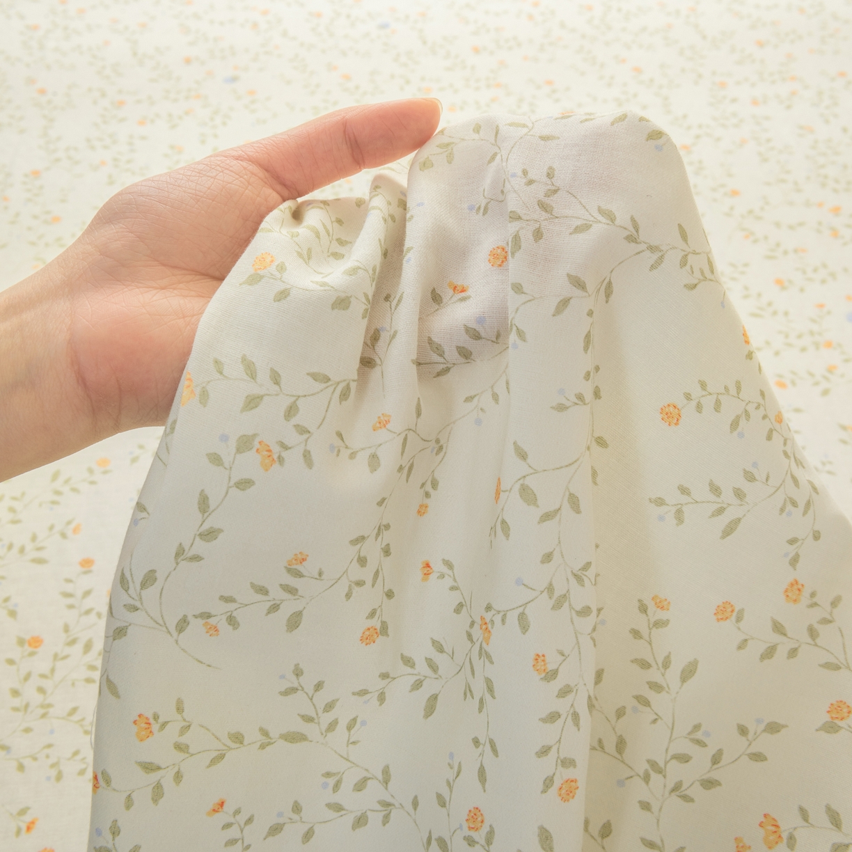 91家纺网 家纺一手货源 找家纺 雯雨家纺 2026新款全棉有氧双层纱床单 全棉双层纱床单-风晚