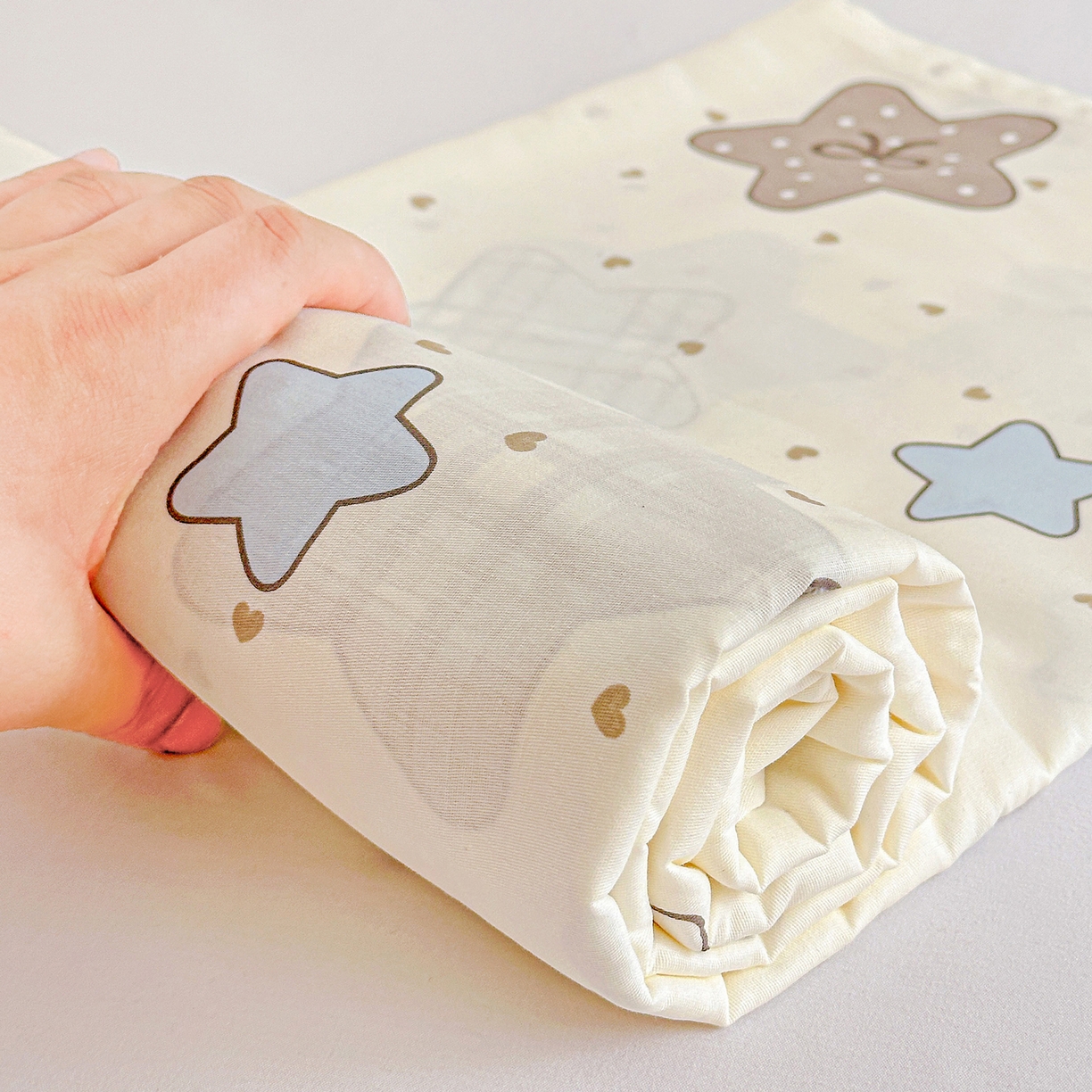 91家纺网 家纺一手货源 找家纺 恩泽家纺 2026春夏新款全棉纯棉12868印花四件套及单品系列-单床单床单单件 星动情节