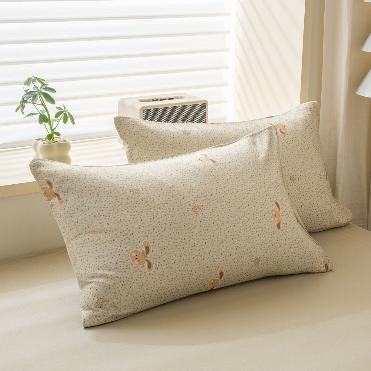 91家纺网 家纺一手货源 找家纺 雯雨家纺 2026新款全棉有氧双层纱床单 全棉双层纱床单-梦香小筑