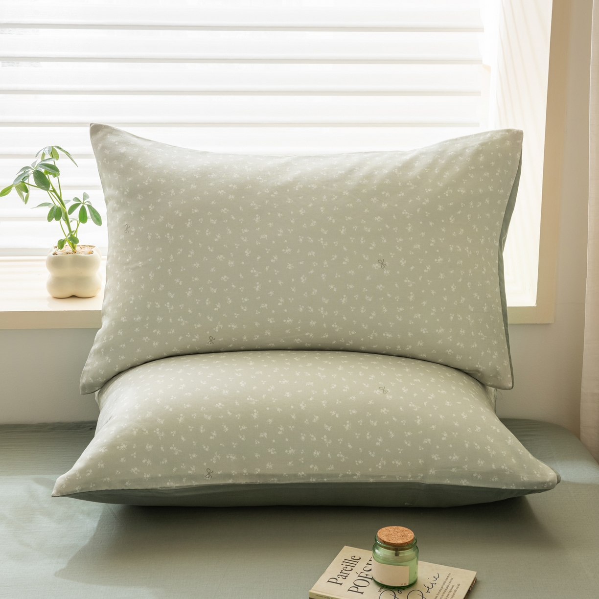 91家纺网 家纺一手货源 找家纺 雯雨家纺 2026新款全棉有氧双层纱床单 全棉双层纱床单-秘密花园