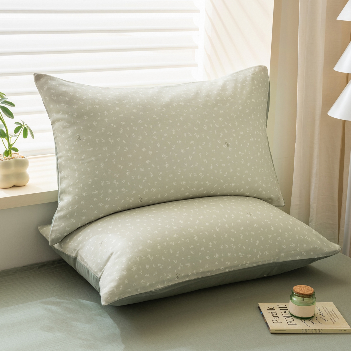 91家纺网 家纺一手货源 找家纺 雯雨家纺 2026新款全棉有氧双层纱床单 全棉双层纱床单-秘密花园