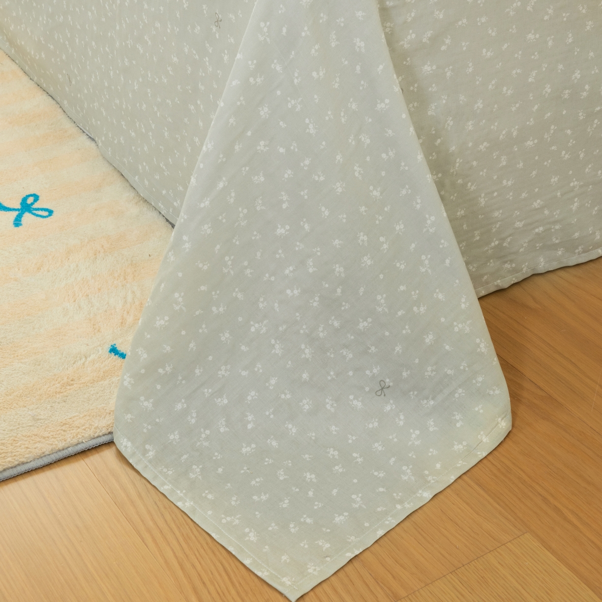 91家纺网 家纺一手货源 找家纺 雯雨家纺 2026新款全棉有氧双层纱床单 全棉双层纱床单-秘密花园