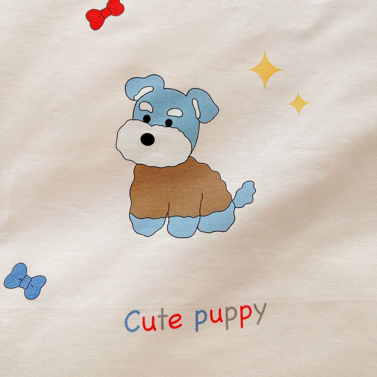 91家纺网 家纺一手货源 找家纺 恩泽家纺 2026春夏新款全棉纯棉12868印花四件套及单品系列-单床单床单单件 雪纳瑞