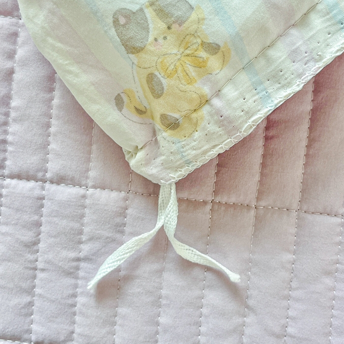 91家纺网 家纺一手货源 找家纺 斯卡诺家纺 2026新款韩版花边古法水洗仿棉床盖四件套花边床单四件套 喵星人-韩版花边