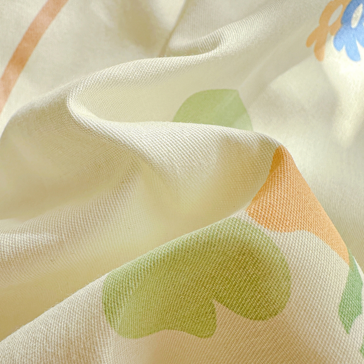 91家纺网 家纺一手货源 找家纺 恩泽家纺 2026春夏新款全棉纯棉12868印花四件套及单品系列-单床单床单单件 樱桃兔