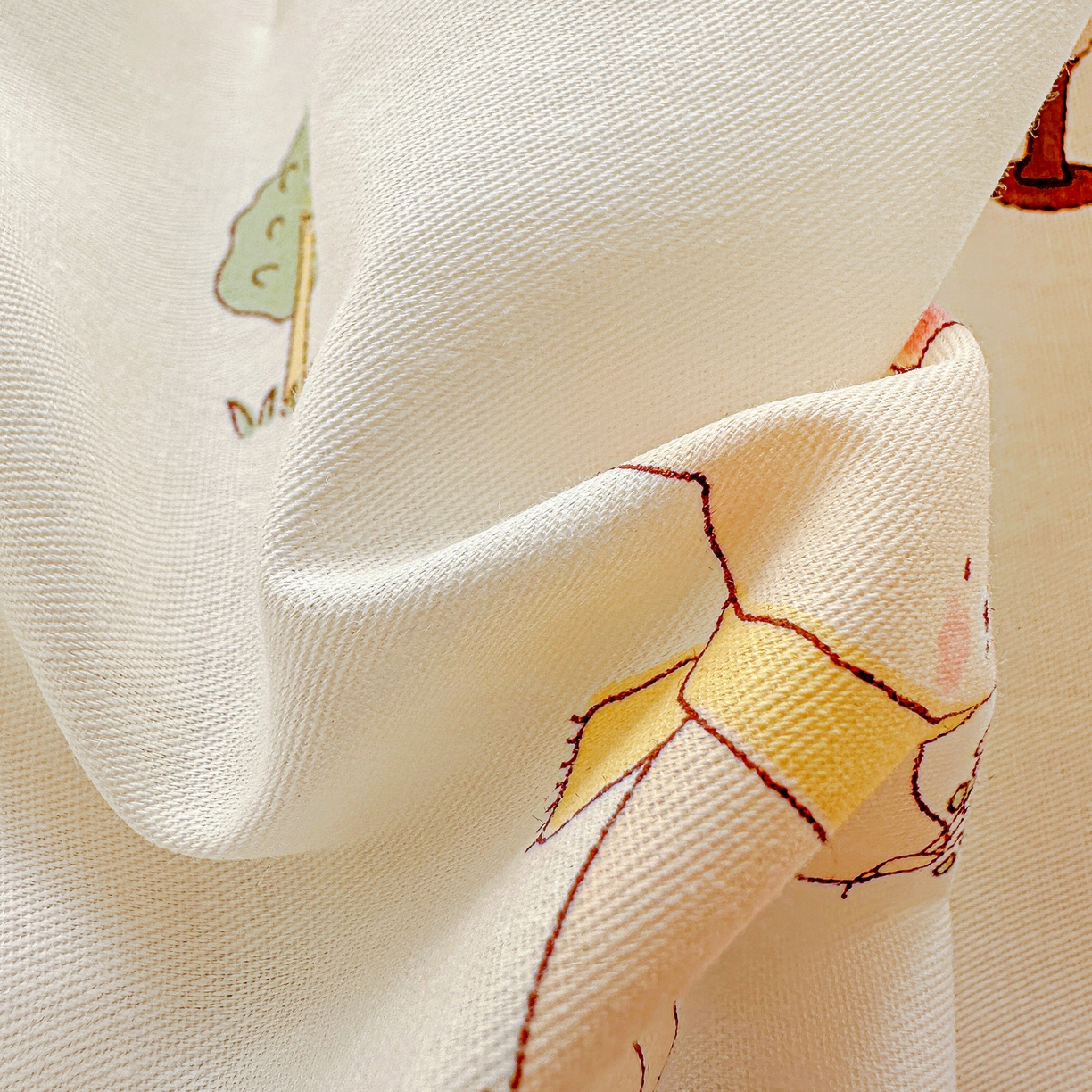 91家纺网 家纺一手货源 找家纺 恩泽家纺 2026春夏新款全棉纯棉12868印花四件套及单品系列-单枕套枕套单件 小萌物