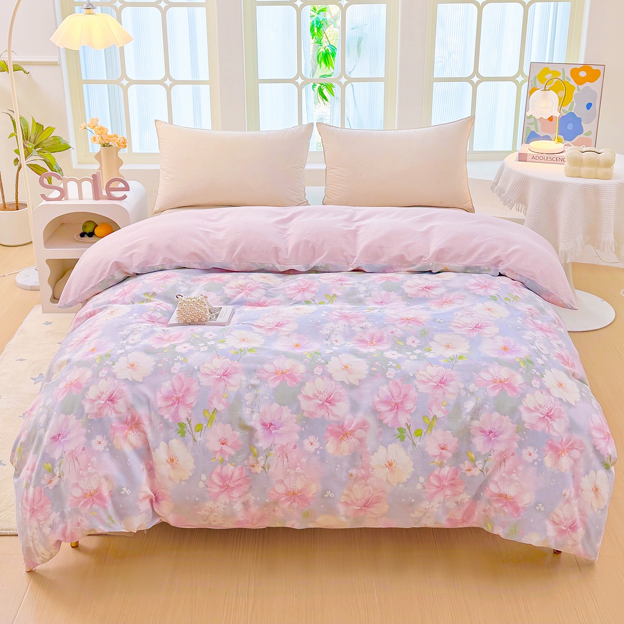 91家纺网 家纺一手货源 找家纺 （总）安逸家纺 2026新款全棉纯棉印花12868系列-被套单件单被套