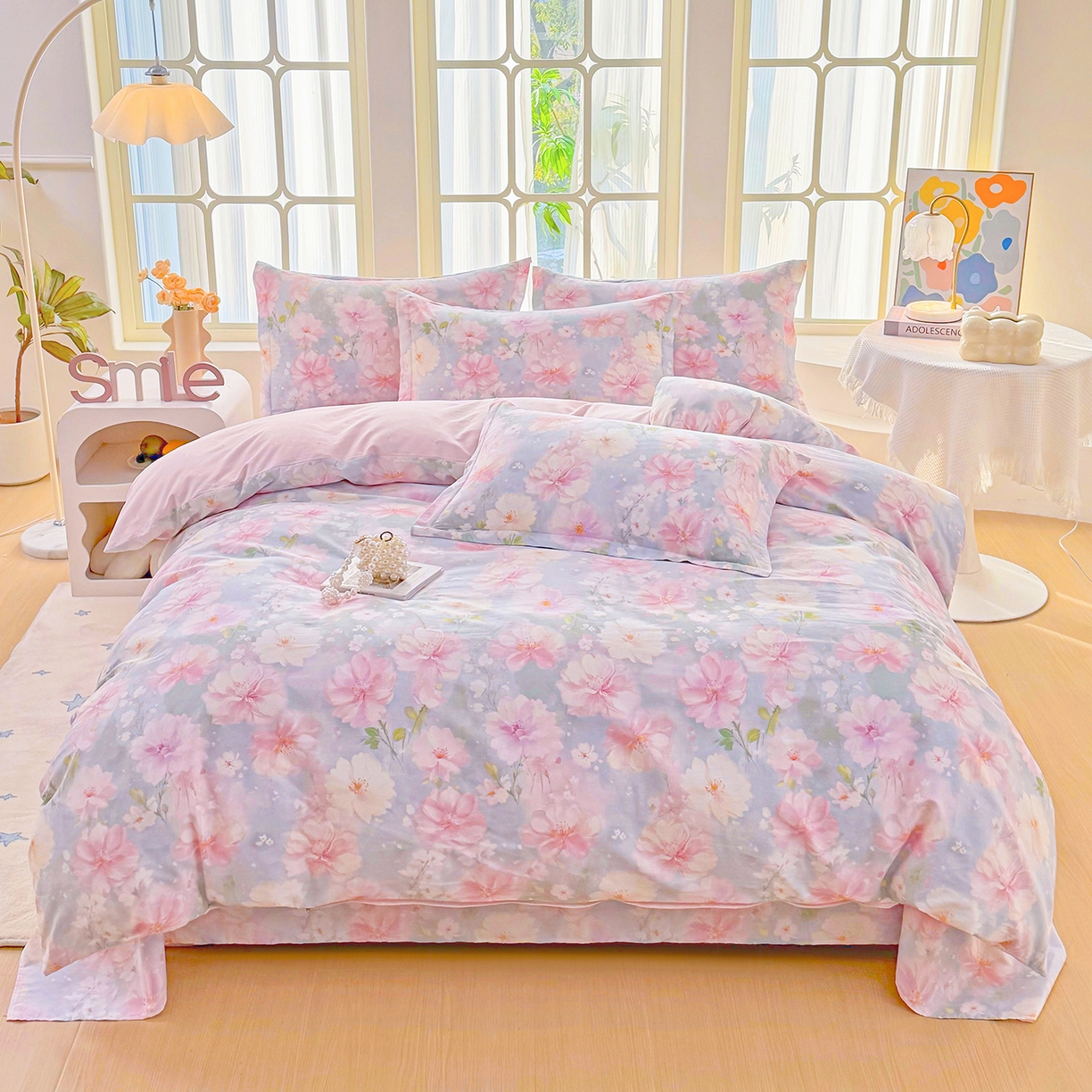 91家纺网 家纺一手货源 找家纺 （总）安逸家纺 2026新款全棉纯棉印花12868系列-被套单件单被套