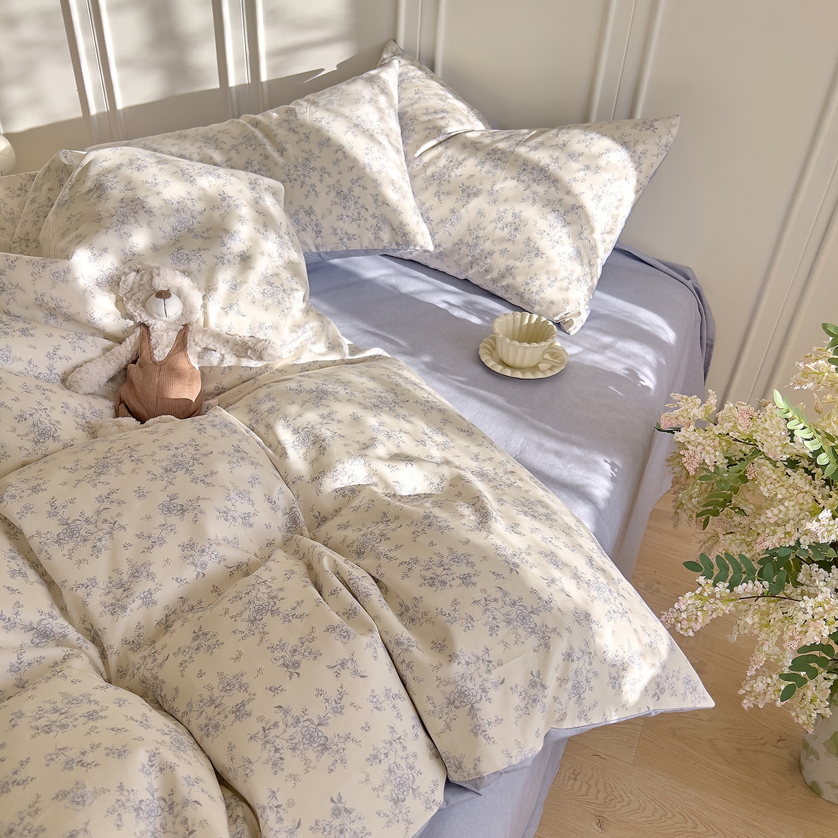 91家纺网 家纺一手货源 找家纺 （总）DoDo 兜兜 2026新款全棉纯棉小碎花单被套被套单件单品被套（可定做尺寸）