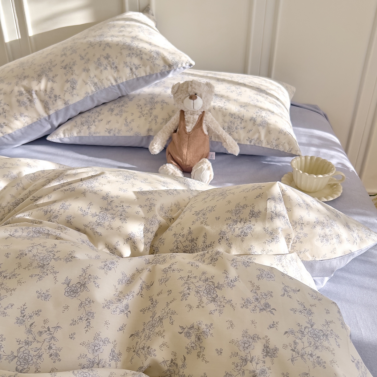 91家纺网 家纺一手货源 找家纺 （总）DoDo 兜兜 2026新款全棉纯棉小碎花单被套被套单件单品被套（可定做尺寸）