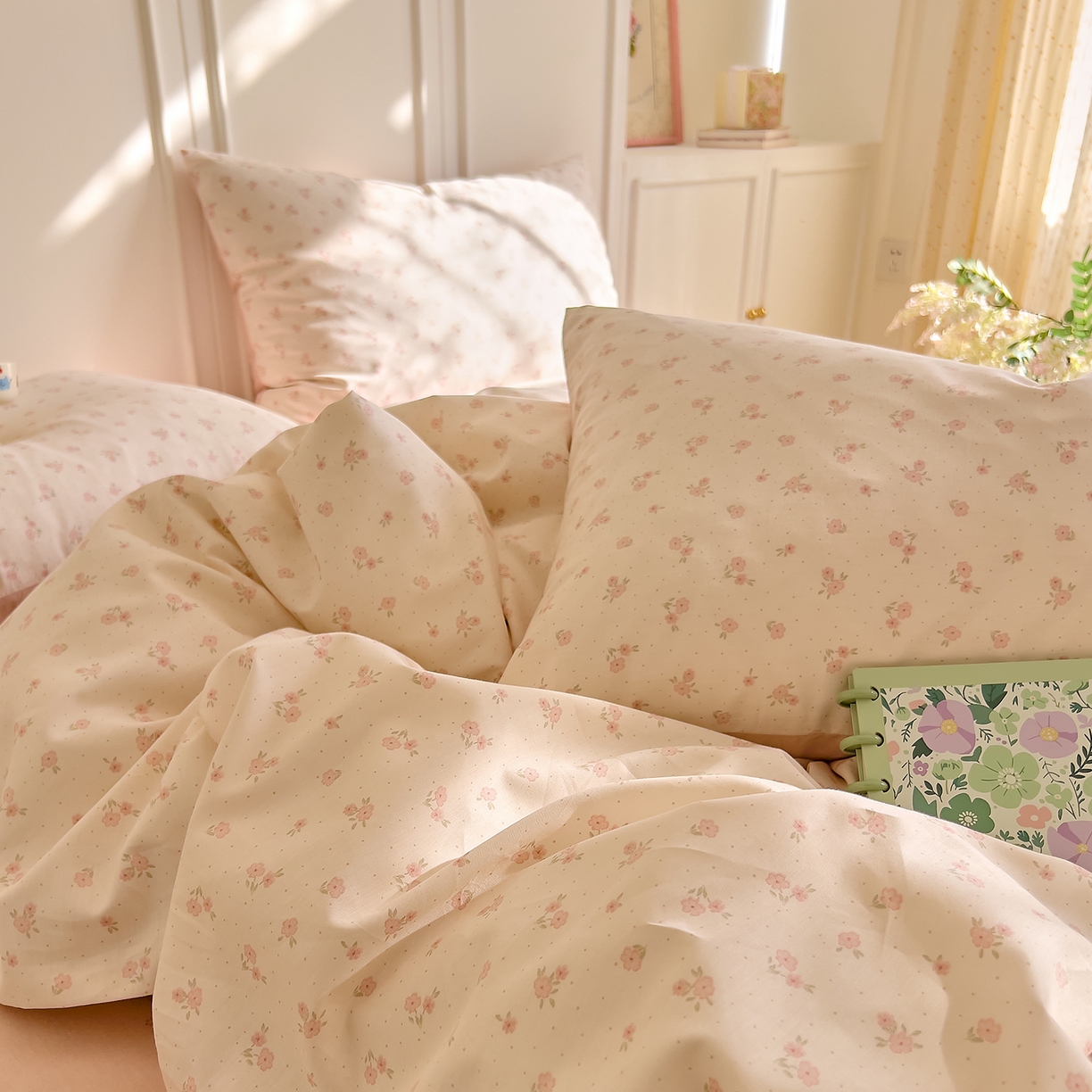 91家纺网 家纺一手货源 找家纺 （总）DoDo 兜兜 2026新款全棉纯棉小碎花单被套被套单件单品被套（可定做尺寸）