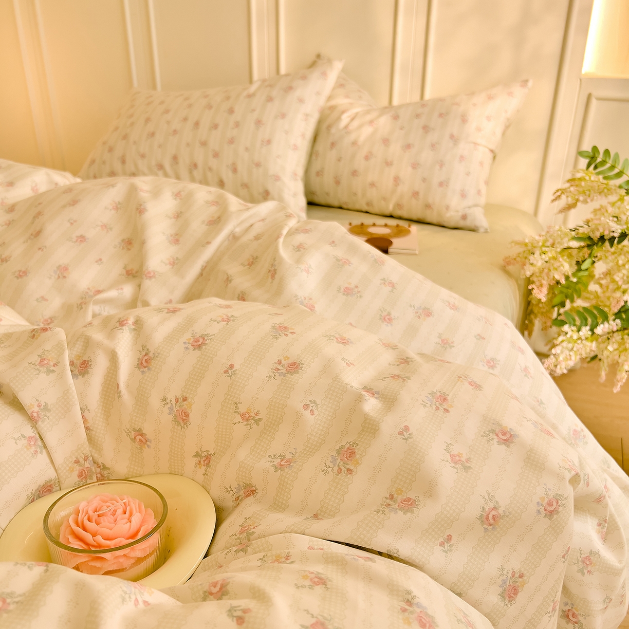 91家纺网 家纺一手货源 找家纺 DoDo 兜兜 2026新款全棉纯棉小碎花单被套被套单件单品被套（可定做尺寸） 春之序曲