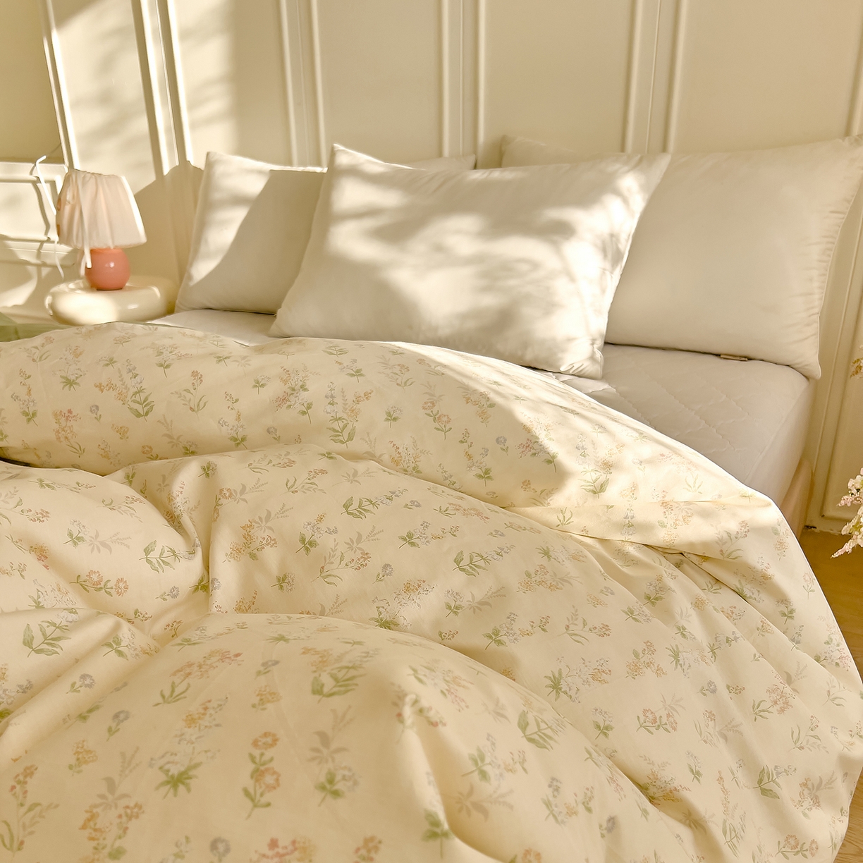 91家纺网 家纺一手货源 找家纺 DoDo 兜兜 2026新款全棉纯棉小碎花单被套被套单件单品被套（可定做尺寸） 见春山