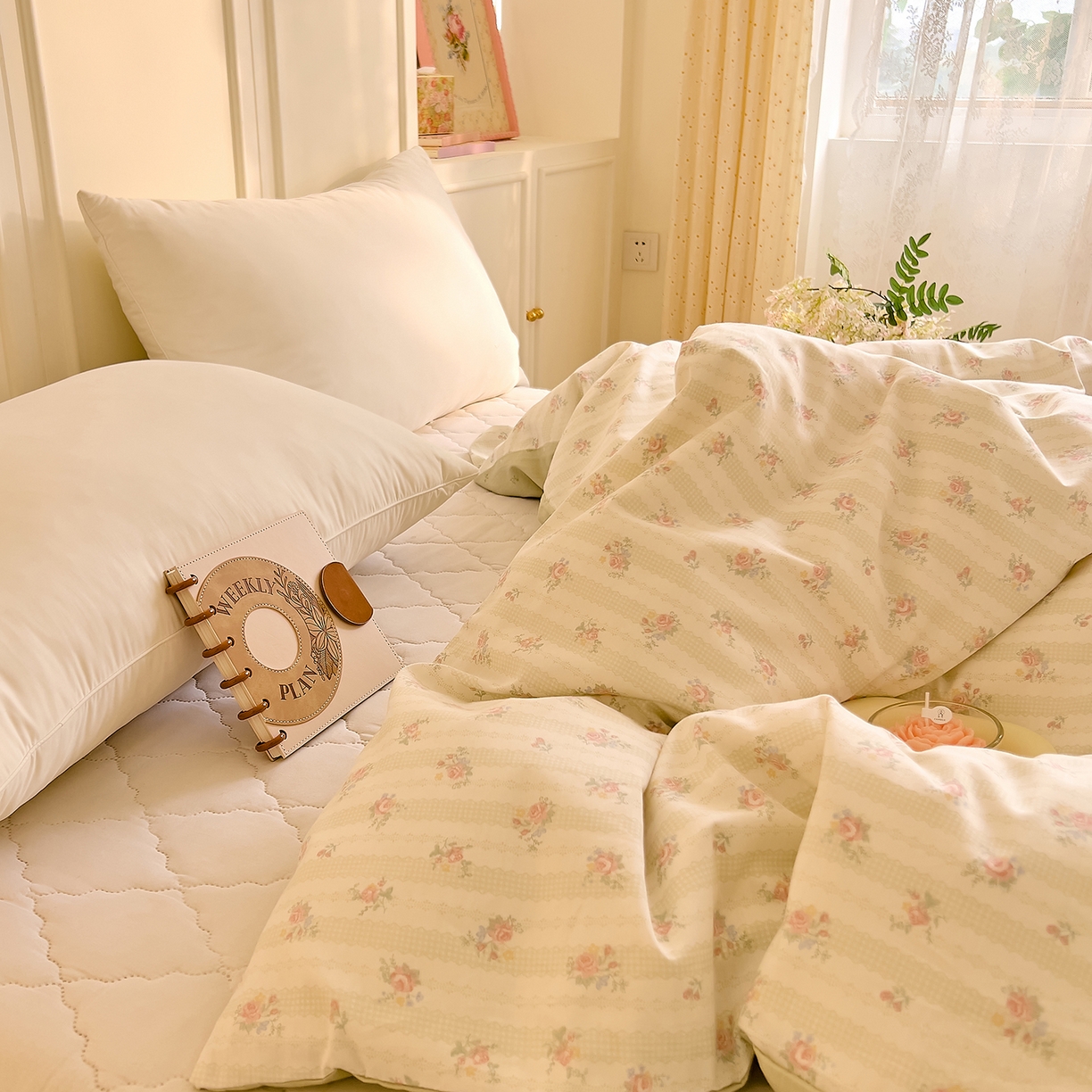 91家纺网 家纺一手货源 找家纺 DoDo 兜兜 2026新款全棉纯棉小碎花单被套被套单件单品被套（可定做尺寸） 春之序曲