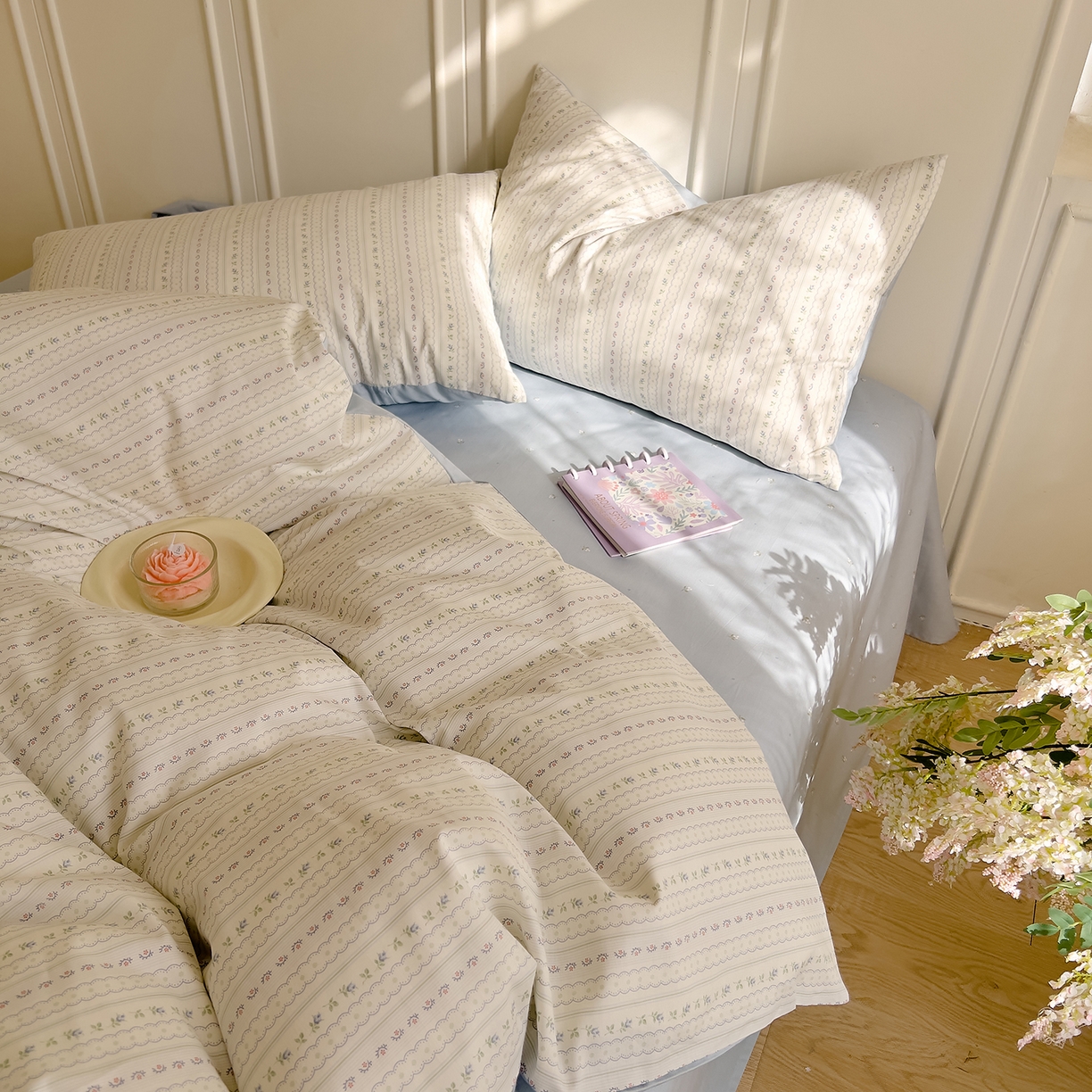 91家纺网 家纺一手货源 找家纺 DoDo 兜兜 2026新款全棉纯棉小碎花单被套被套单件单品被套（可定做尺寸） 沐雅之风