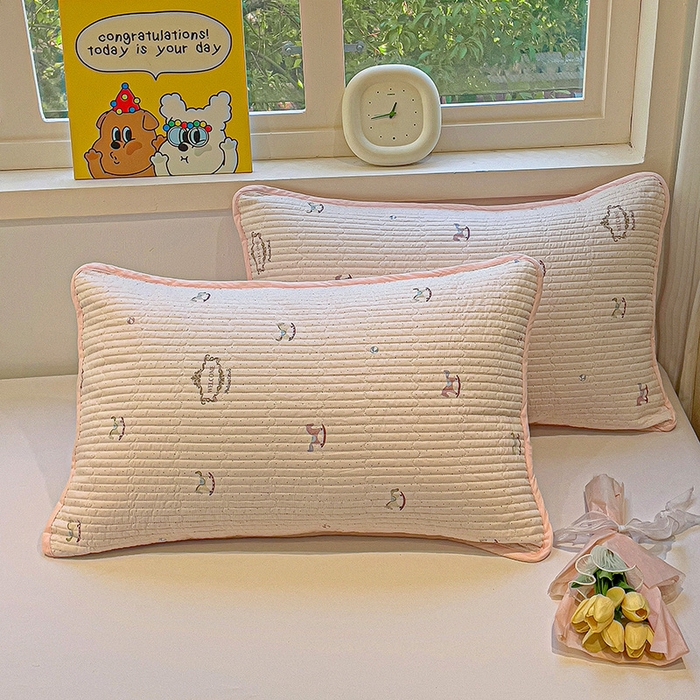 91家纺网 家纺一手货源 找家纺 （总）漫时光 2026新款全棉新疆棉花夹层枕套单品