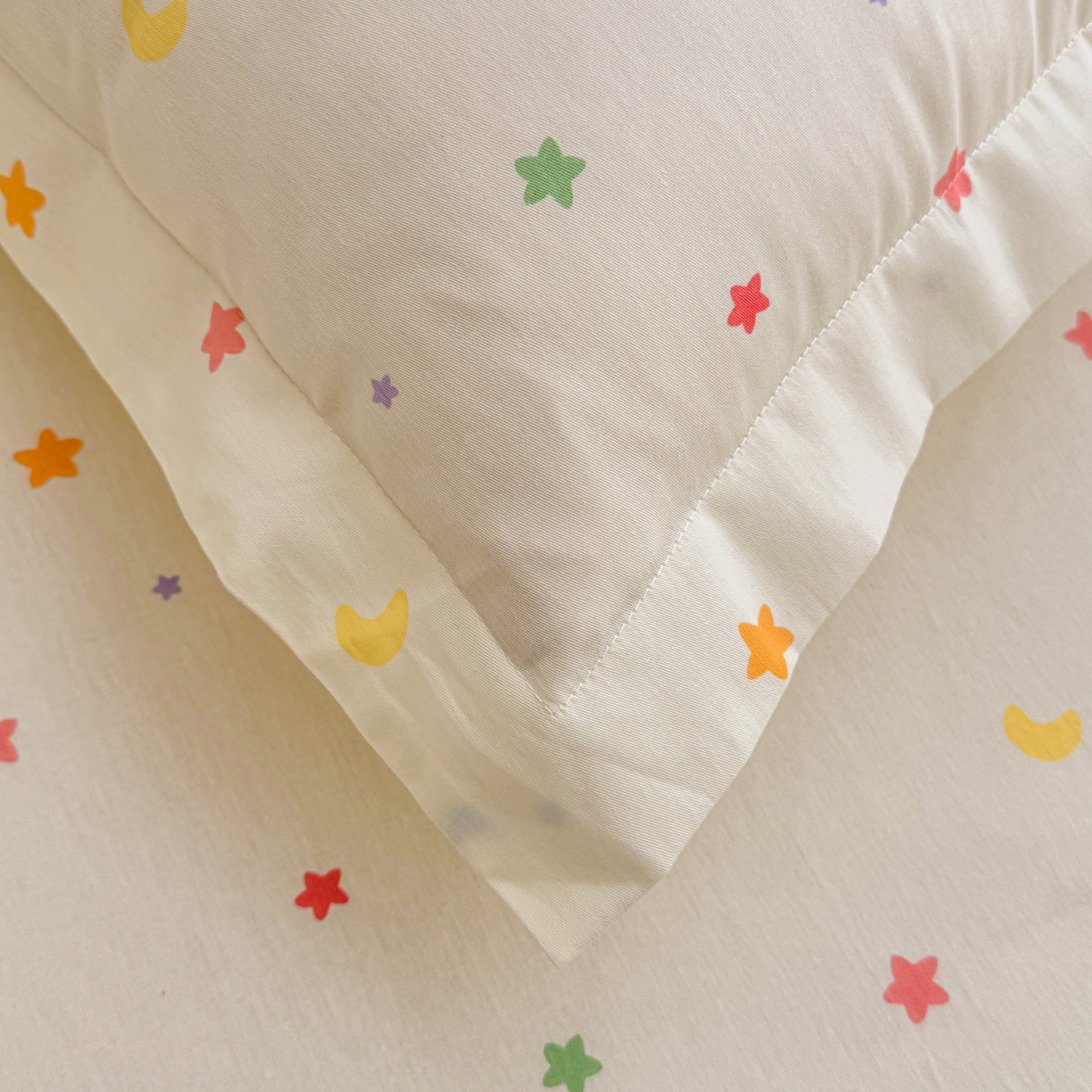 91家纺网 家纺一手货源 找家纺 安逸家纺 2026新款全棉纯棉印花12868系列-枕套单件单枕套 繁星