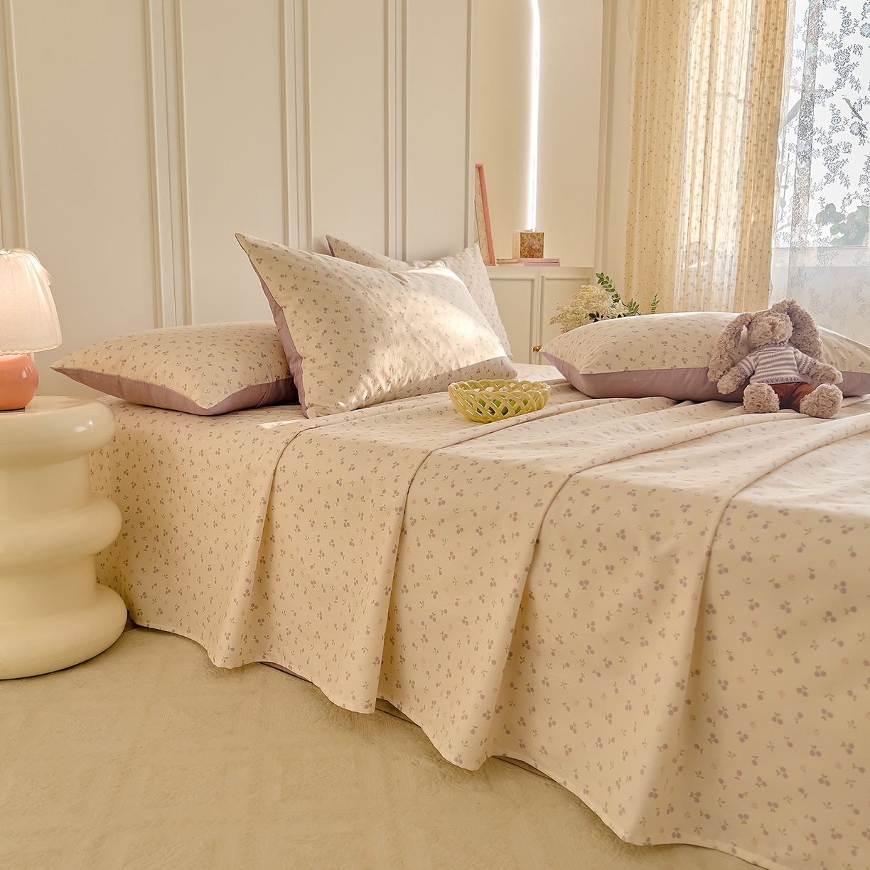 91家纺网 家纺一手货源 找家纺 （总）DoDo 兜兜 2026新款全棉纯棉小碎花单床单床单单件单品床单（可定做尺寸）