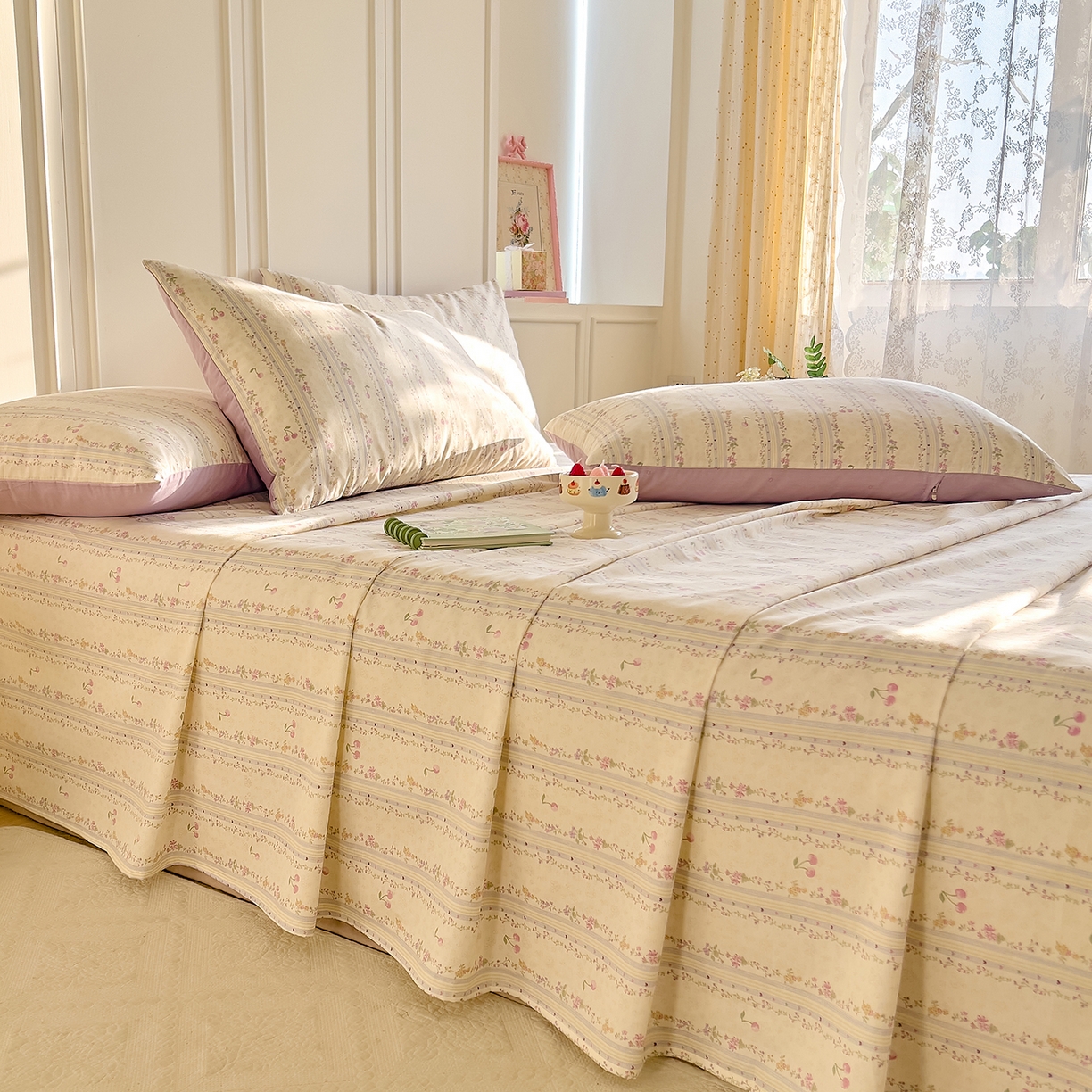 91家纺网 家纺一手货源 找家纺 （总）DoDo 兜兜 2026新款全棉纯棉小碎花单床单床单单件单品床单（可定做尺寸）