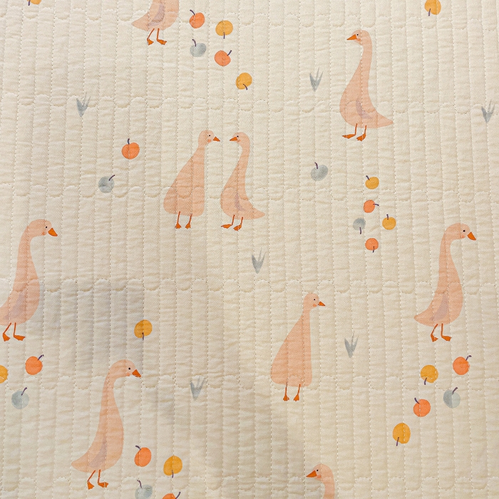 91家纺网 家纺一手货源 找家纺 漫时光 2026新款全棉新疆棉花夹层枕套单品 可爱鸭