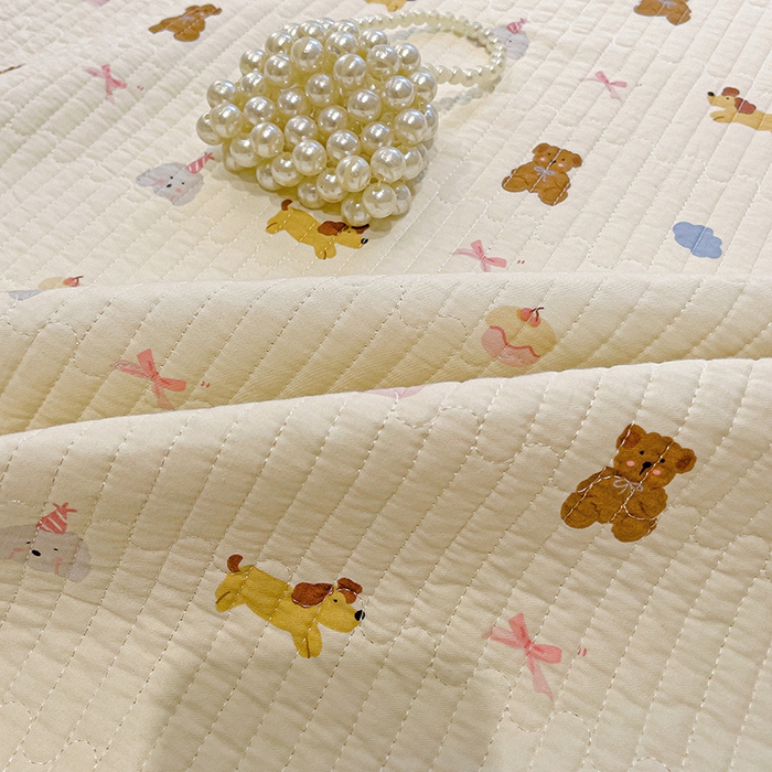 91家纺网 家纺一手货源 找家纺 漫时光 2026新款全棉新疆棉花夹层枕套单品 奇趣缤纷