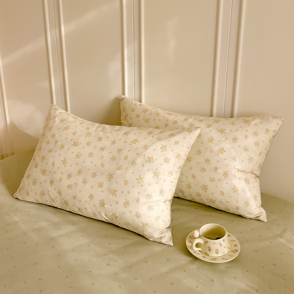 91家纺网 家纺一手货源 找家纺 DoDo 兜兜 2026新款全棉纯棉小碎花单床单床单单件单品床单（可定做尺寸） 春信予你