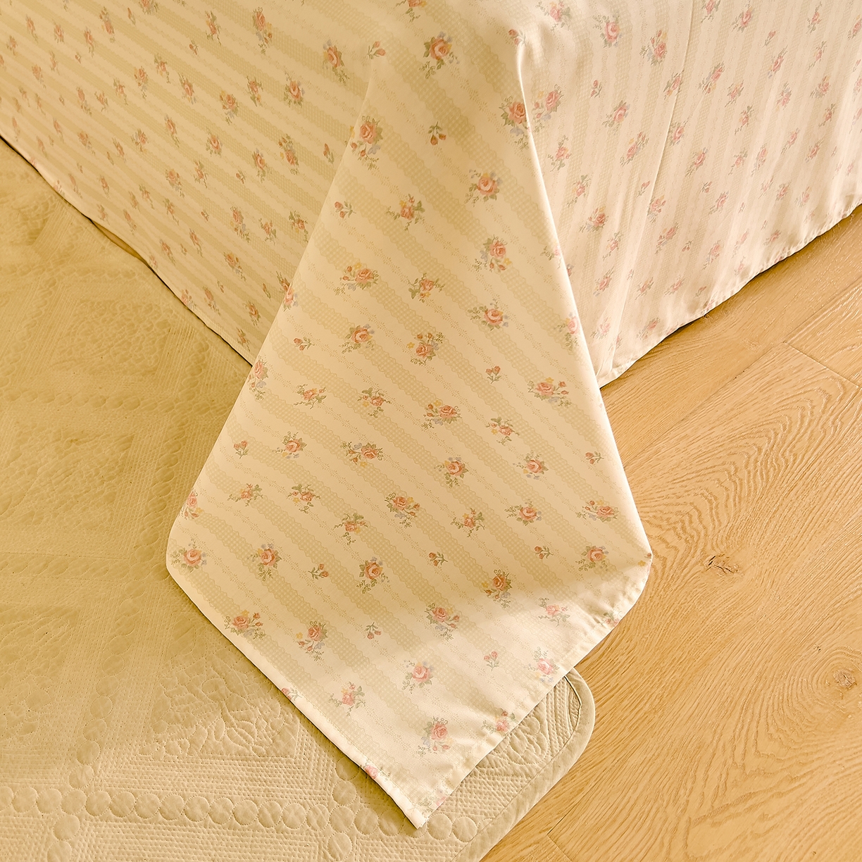 91家纺网 家纺一手货源 找家纺 DoDo 兜兜 2026新款全棉纯棉小碎花单床单床单单件单品床单（可定做尺寸） 春之序曲