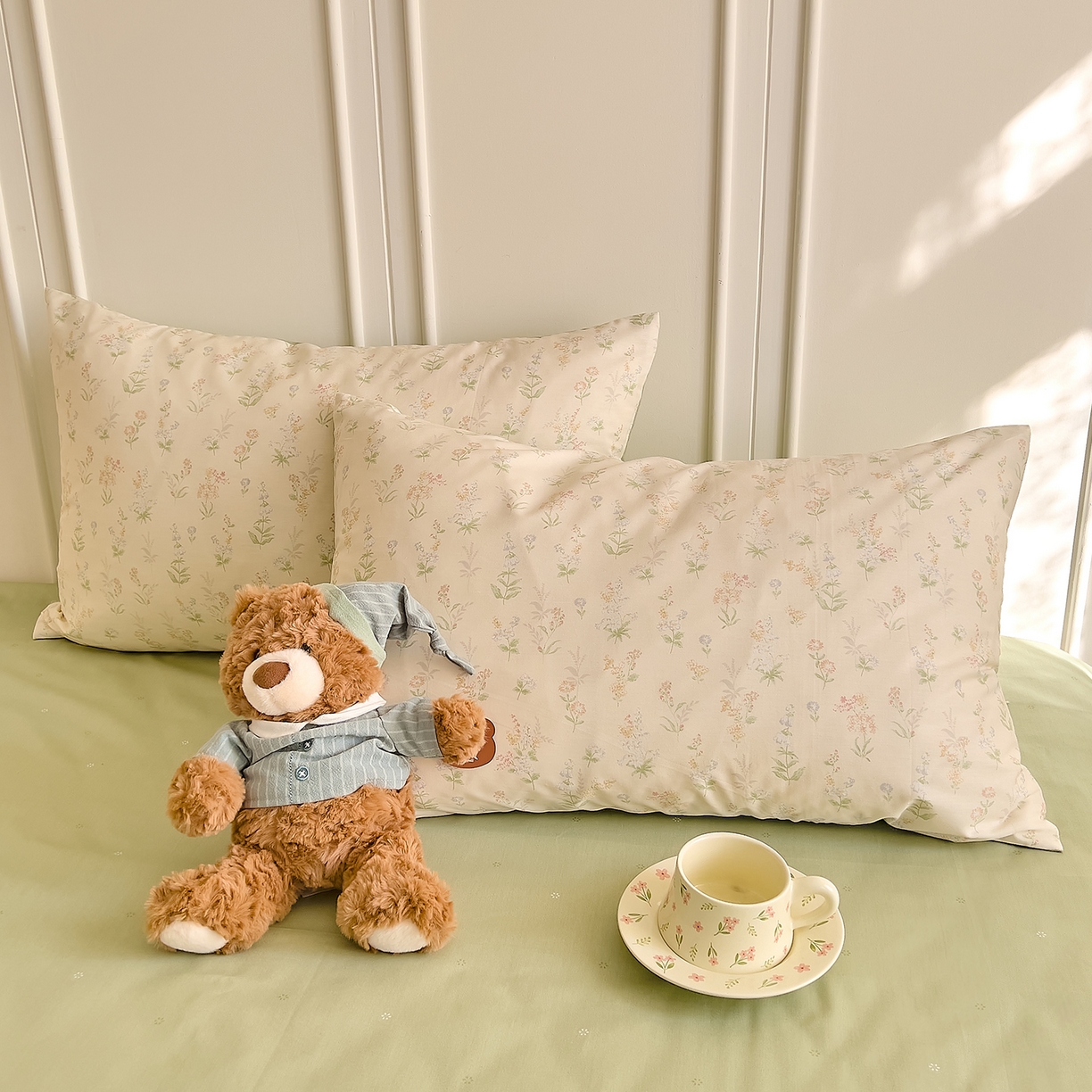 91家纺网 家纺一手货源 找家纺 DoDo 兜兜 2026新款全棉纯棉小碎花单床单床单单件单品床单（可定做尺寸） 见春山