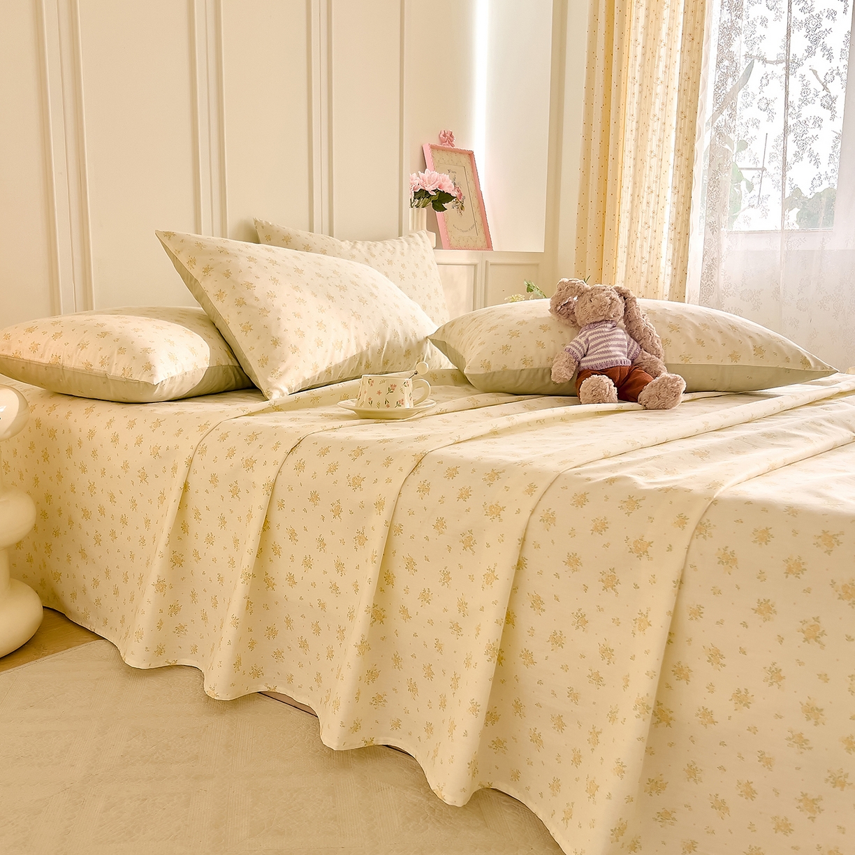 DoDo 兜兜 2026新款全棉纯棉小碎花单床单床单单件单品床单（可定做尺寸） 春信予你