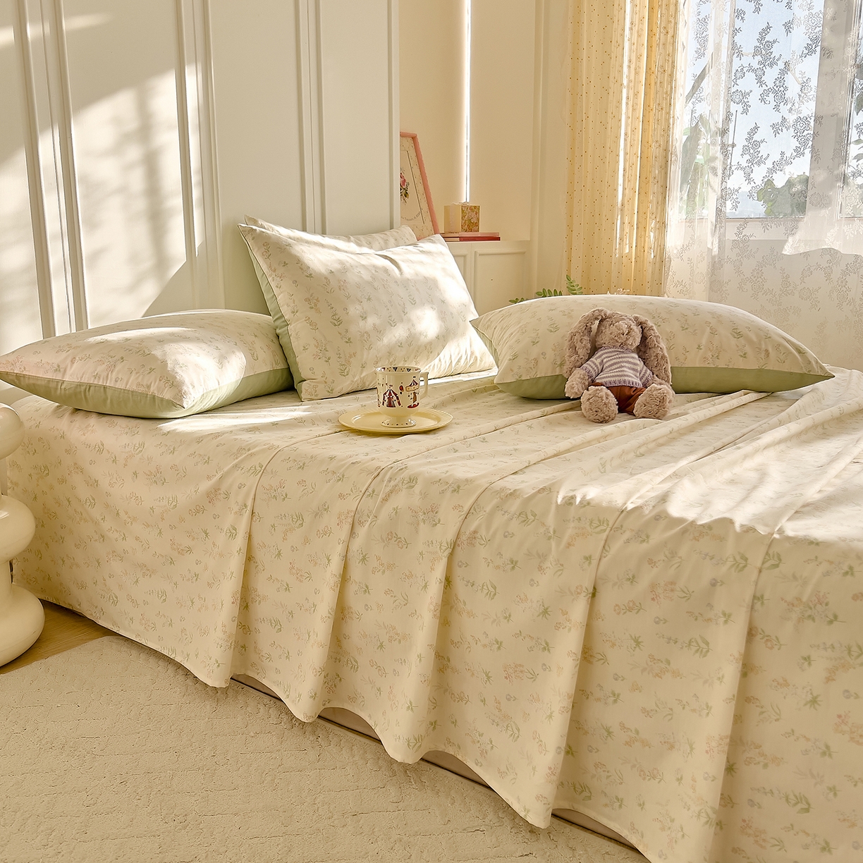 DoDo 兜兜 2026新款全棉纯棉小碎花单床单床单单件单品床单（可定做尺寸） 见春山