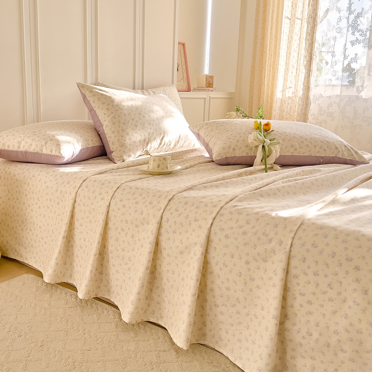 DoDo 兜兜 2026新款全棉纯棉小碎花单床单床单单件单品床单（可定做尺寸） 山野花集