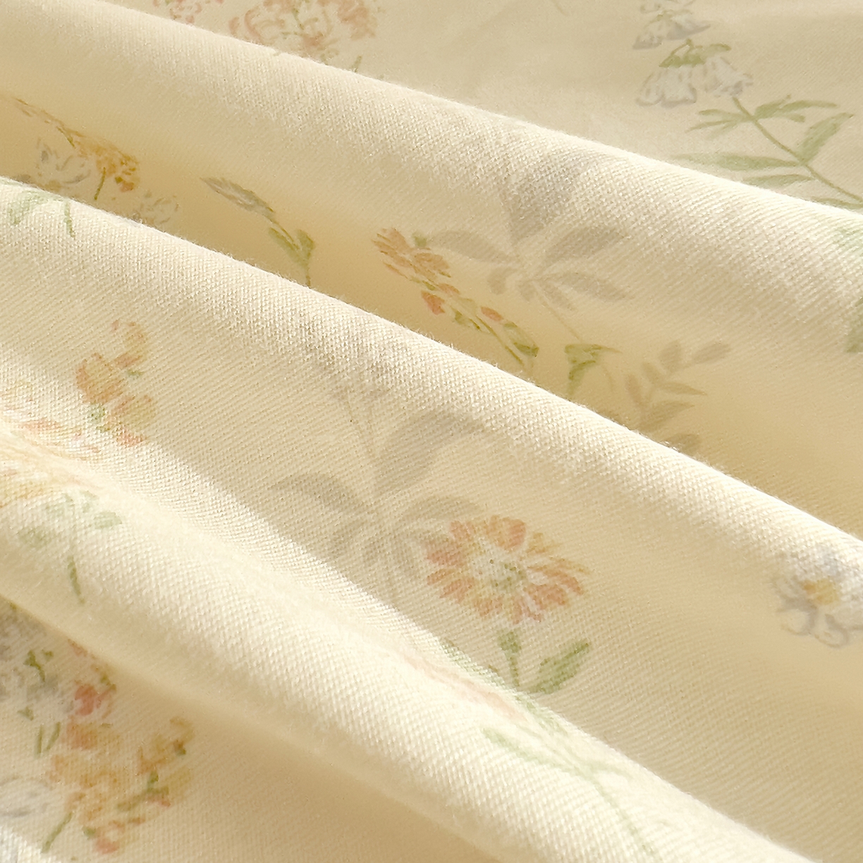 91家纺网 家纺一手货源 找家纺 DoDo 兜兜 2026新款全棉纯棉小碎花单床单床单单件单品床单（可定做尺寸） 见春山