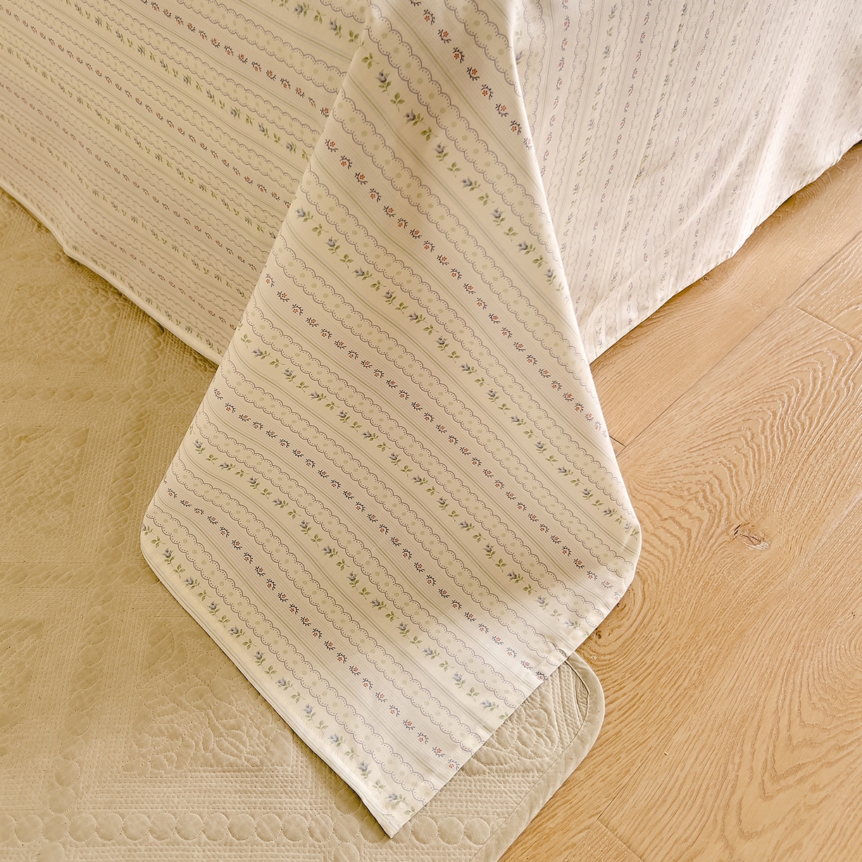 91家纺网 家纺一手货源 找家纺 DoDo 兜兜 2026新款全棉纯棉小碎花单床单床单单件单品床单（可定做尺寸） 沐雅之风