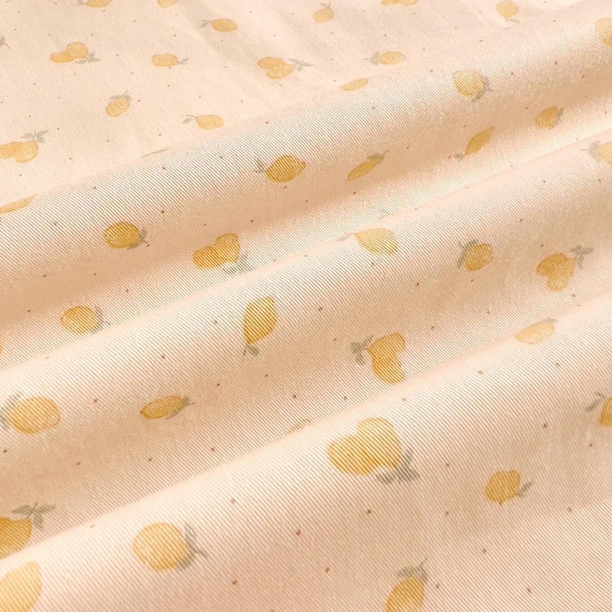 91家纺网 家纺一手货源 找家纺 DoDo 兜兜 2026新款全棉纯棉小碎花单床单床单单件单品床单（可定做尺寸） 柠檬蜜茶