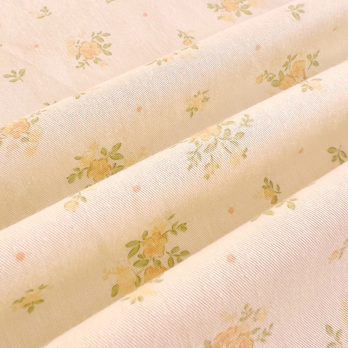 91家纺网 家纺一手货源 找家纺 DoDo 兜兜 2026新款全棉纯棉小碎花单床单床单单件单品床单（可定做尺寸） 春信予你